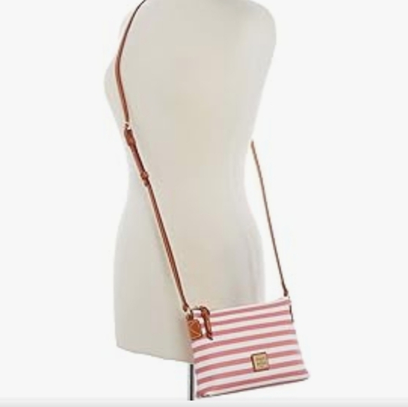Dooney & Bourke Sullivan Crossbody Pouchette Watermelon Stripes - Picture 4 of 9